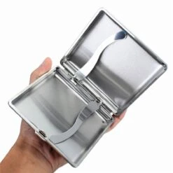 Merkloos Luxe Sigarettenhouder - Hoge Kwaliteit - Zwart - 20 Sigaretten - Sigaretten Doosje -Bormioli Rocco winkel 1200x1200 221