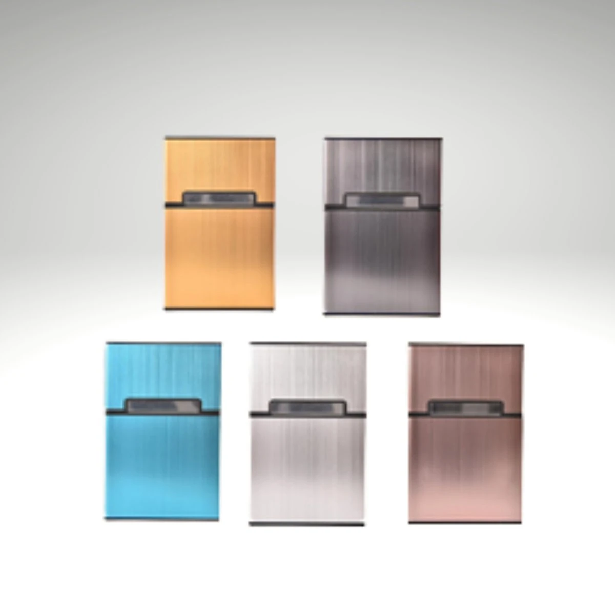 Merkloos Sigaretten Doosje - Zilver 3 Merkloos Sigaretten Doosje - Zilver