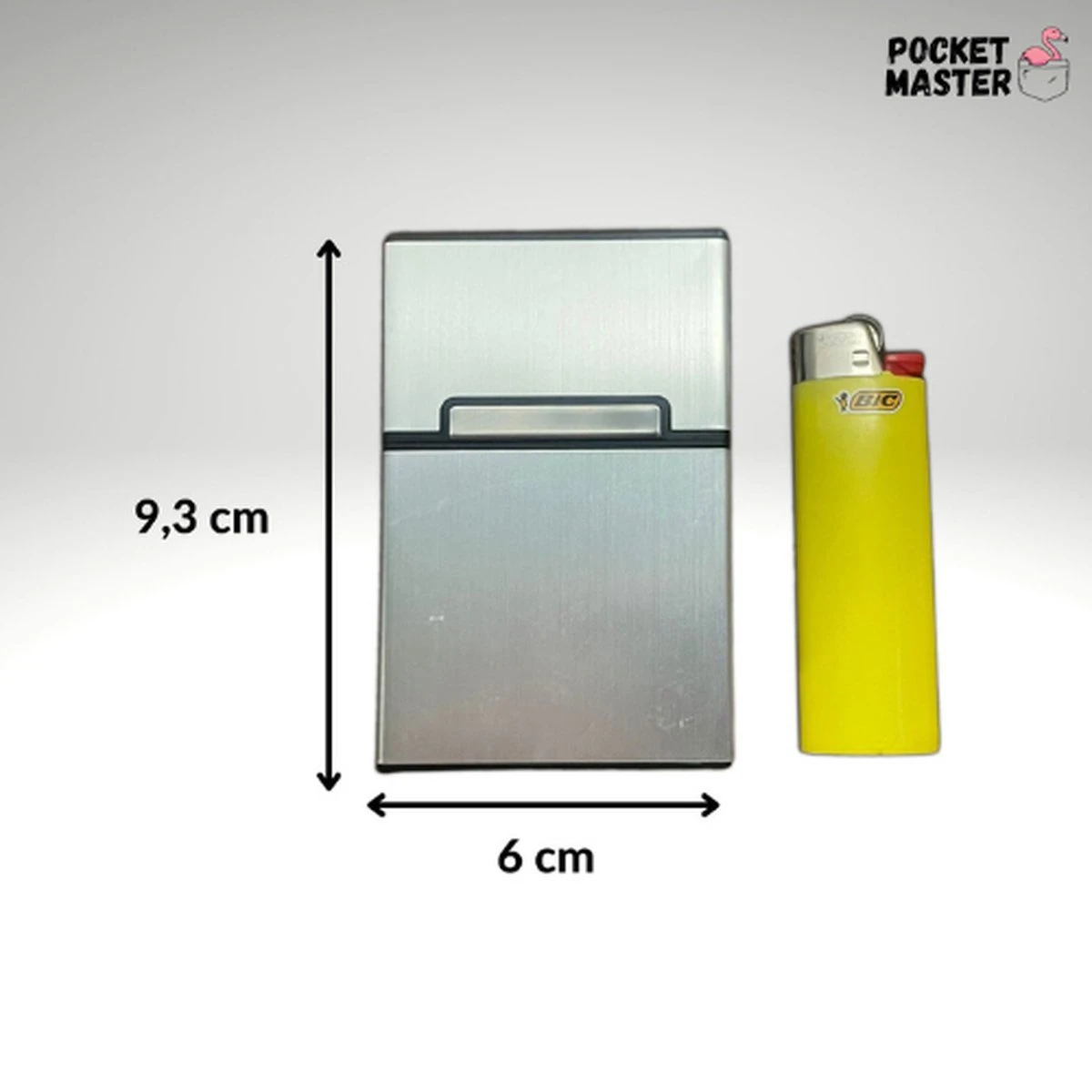 PocketMaster® Sigaretten Doosje - Zilver - Aluminium - Sigaretten Houder/Hoesje - Weerbestendig - Stevig En Luxe Opbergdoosje 6 PocketMaster® Sigaretten Doosje - Zilver - Aluminium - Sigaretten Houder/Hoesje - Weerbestendig - Stevig En Luxe Opbergdoosje - Afbeelding 4