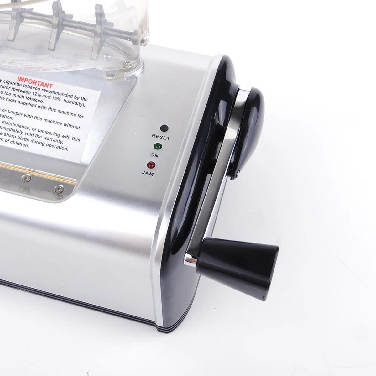 Professionele Elektrische Sigaretten Maker - Sigaretten Roller - Sigaretten Schieter - Automatisch - Zilver 4 Professionele Elektrische Sigaretten Maker - Sigaretten Roller - Sigaretten Schieter - Automatisch - Zilver - Afbeelding 2