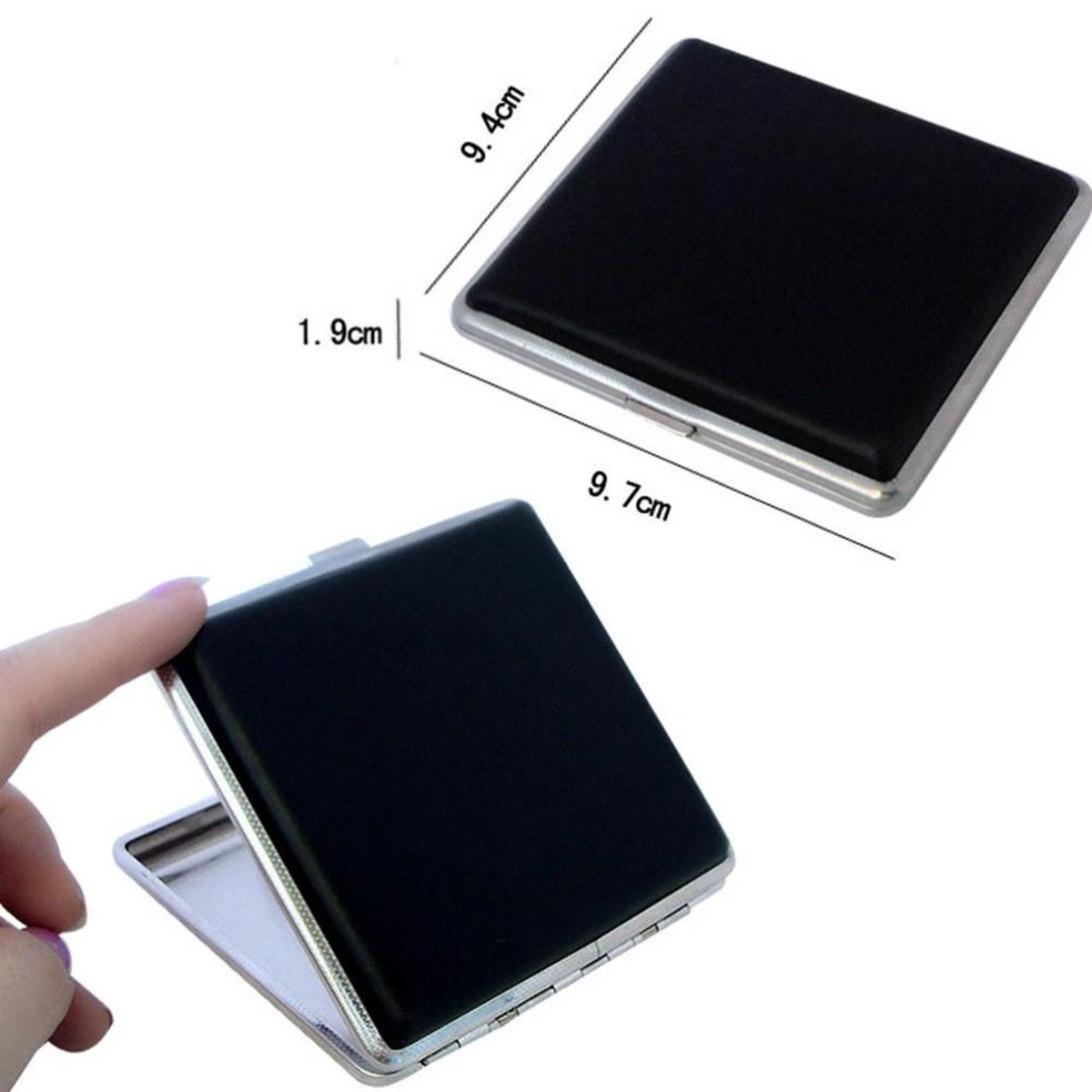 Luxe Komfor Sigarettendoosje Voor 20 Sigaretten - Met Rubberen Band 3 Luxe Komfor Sigarettendoosje Voor 20 Sigaretten - Met Rubberen Band