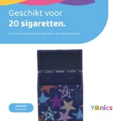 YUNICS ® Sigarettendoosje - Sterren- Sigaretten Houder - Gemaakt Van Hoogwaardig Kunststof 9 YUNICS ® Sigarettendoosje - Sterren- Sigaretten Houder - Gemaakt Van Hoogwaardig Kunststof -Bormioli Rocco winkel 1200x1200 266