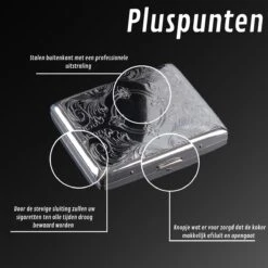 Luxe Sigaretten Doosje – RVS – Tot 20 Stuks – Sigarettenhouder – Sigaretten Box – Sigaretten Opberg Doosje – 8CM X 9,5CM X 2CM 8 Luxe Sigaretten Doosje – RVS – Tot 20 Stuks – Sigarettenhouder – Sigaretten Box – Sigaretten Opberg Doosje – 8CM X 9,5CM X 2CM -Bormioli Rocco winkel 1200x1200 286