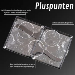 Luxe Sigaretten Doosje – RVS – Tot 20 Stuks – Sigarettenhouder – Sigaretten Box – Sigaretten Opberg Doosje – 8CM X 9,5CM X 2CM 9 Luxe Sigaretten Doosje – RVS – Tot 20 Stuks – Sigarettenhouder – Sigaretten Box – Sigaretten Opberg Doosje – 8CM X 9,5CM X 2CM -Bormioli Rocco winkel 1200x1200 287