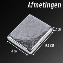 Luxe Sigaretten Doosje – RVS – Tot 20 Stuks – Sigarettenhouder – Sigaretten Box – Sigaretten Opberg Doosje – 8CM X 9,5CM X 2CM 10 Luxe Sigaretten Doosje – RVS – Tot 20 Stuks – Sigarettenhouder – Sigaretten Box – Sigaretten Opberg Doosje – 8CM X 9,5CM X 2CM -Bormioli Rocco winkel 1200x1200 288