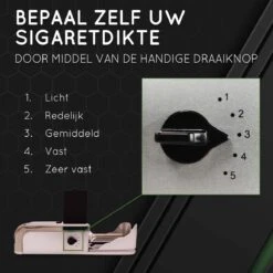 Elektrische Sigarettenmaker – Sigaretten Maker Electrisch – RVS – Sigaretten – Krachtige Motor - Electrische Sigarettenmachine – 25x13x8 Cm 12 Elektrische Sigarettenmaker – Sigaretten Maker Electrisch – RVS – Sigaretten – Krachtige Motor - Electrische Sigarettenmachine – 25x13x8 Cm -Bormioli Rocco winkel 1200x1200 309