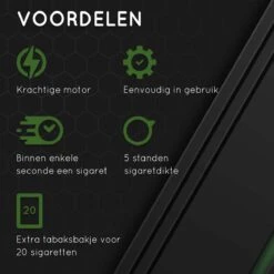 Elektrische Sigarettenmaker – Sigaretten Maker Electrisch – RVS – Sigaretten – Krachtige Motor - Electrische Sigarettenmachine – 25x13x8 Cm 14 Elektrische Sigarettenmaker – Sigaretten Maker Electrisch – RVS – Sigaretten – Krachtige Motor - Electrische Sigarettenmachine – 25x13x8 Cm -Bormioli Rocco winkel 1200x1200 311