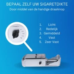 Elektrische Sigarettenmaker - Sigarettenmakers - Elektrische Sigarettenmachine - Automatische Sigaretten Maker - Electrische Sigarettenvuller - Met Opbergdoosje 10 Elektrische Sigarettenmaker - Sigarettenmakers - Elektrische Sigarettenmachine - Automatische Sigaretten Maker - Electrische Sigarettenvuller - Met Opbergdoosje -Bormioli Rocco winkel 1200x1200 325