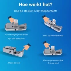 Elektrische Sigarettenmaker - Sigarettenmakers - Elektrische Sigarettenmachine - Automatische Sigaretten Maker - Electrische Sigarettenvuller - Met Opbergdoosje 13 Elektrische Sigarettenmaker - Sigarettenmakers - Elektrische Sigarettenmachine - Automatische Sigaretten Maker - Electrische Sigarettenvuller - Met Opbergdoosje -Bormioli Rocco winkel 1200x1200 328