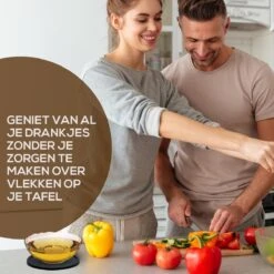Easavida – Onderzetters Voor Glazen – 8 Stuks – Siliconen – Onderlegger – Inclusief Houder – Inclusief E-book – Zwart – Rond Design 18 Easavida – Onderzetters Voor Glazen – 8 Stuks – Siliconen – Onderlegger – Inclusief Houder – Inclusief E-book – Zwart – Rond Design -Bormioli Rocco winkel 1200x1200 403