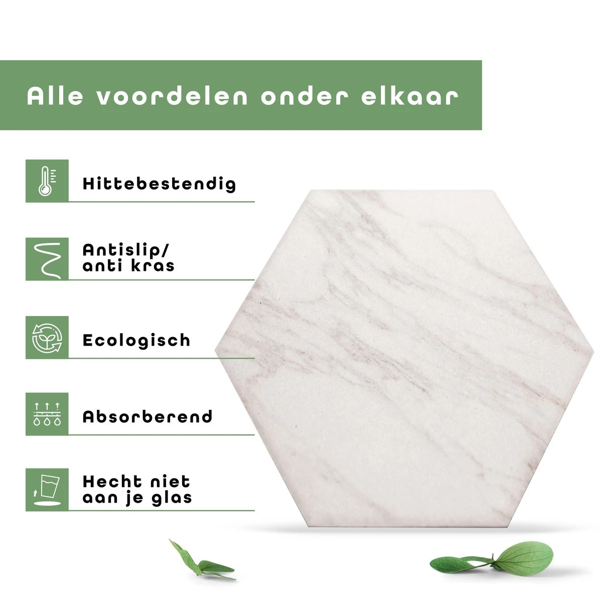 Onderzetters Voor Glazen - Keramische Onderzetters Met Houder - Marmeren Uitstraling - 100% Keramisch - Ecologisch - 6st - BAULK® 5 Onderzetters Voor Glazen - Keramische Onderzetters Met Houder - Marmeren Uitstraling - 100% Keramisch - Ecologisch - 6st - BAULK® - Afbeelding 3