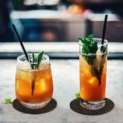 IBright Vilt Onderzetters Voor Glazen - 12 Stuks – Donkergrijs – Vilten Onderzetters Met Houder - Hittebestendig - Absorberend En Duurzaam 14 IBright Vilt Onderzetters Voor Glazen - 12 Stuks – Donkergrijs – Vilten Onderzetters Met Houder - Hittebestendig - Absorberend En Duurzaam -Bormioli Rocco winkel 1200x1200 474