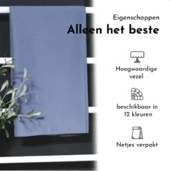 Today Rond Tafelkleed - Tafellaken - Ø180cm - Polyester - Denim - Lichtblauw 11 Today Rond Tafelkleed - Tafellaken - Ø180cm - Polyester - Denim - Lichtblauw -Bormioli Rocco winkel 1200x1200 48
