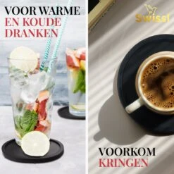 Onderzetters Voor Glazen Swissl – Anti Slip Siliconen – 6 Stuks 15 Onderzetters Voor Glazen Swissl – Anti Slip Siliconen – 6 Stuks -Bormioli Rocco winkel 1200x1200 541
