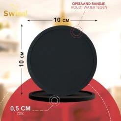 Onderzetters Voor Glazen Swissl – Anti Slip Siliconen – 6 Stuks 16 Onderzetters Voor Glazen Swissl – Anti Slip Siliconen – 6 Stuks -Bormioli Rocco winkel 1200x1200 542