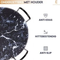 Castagnola Keramische Onderzetters Met Houder – Onderzetters Voor Glazen – Onderzetters Design – Onderzettersset – Drink Onderzetters – Keramisch – Kurk – Set Van 6 – Grijs/Zwart 13 Castagnola Keramische Onderzetters Met Houder – Onderzetters Voor Glazen – Onderzetters Design – Onderzettersset – Drink Onderzetters – Keramisch – Kurk – Set Van 6 – Grijs/Zwart -Bormioli Rocco winkel 1200x1200 554