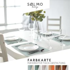 Sølmo I Designer Placemat PU Leather, Hittebestendig Twee Kleuren I 4st Placemat Afveegbaar Met Onderzetter, Placemat Leer, Placemat Leer, Placemat Kinderen (Hemelsblauw/Zilver) 12 Sølmo I Designer Placemat PU Leather, Hittebestendig Twee Kleuren I 4st Placemat Afveegbaar Met Onderzetter, Placemat Leer, Placemat Leer, Placemat Kinderen (Hemelsblauw/Zilver) -Bormioli Rocco winkel 1200x1200 577
