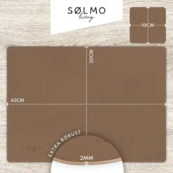 Sølmo I Designer Placemat PU Leather, Hittebestendig Twee Kleuren I 4st Placemat Wipeable With Coaster, Placemat Leather, Place Mat, Placemat Leather, Placemat Kids (Brown/Gold) 13 Sølmo I Designer Placemat PU Leather, Hittebestendig Twee Kleuren I 4st Placemat Wipeable With Coaster, Placemat Leather, Place Mat, Placemat Leather, Placemat Kids (Brown/Gold) -Bormioli Rocco winkel 1200x1200 583