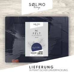 Sølmo I 6st Premium Vilt Placemats Placemat 42x32 Cm Afwasbaar Vilt Placemats Coasters Plaat Placemats + Glas Coasters Echt Hout Tafel Geschikt Blauw, Nacht Blauw 11 Sølmo I 6st Premium Vilt Placemats Placemat 42x32 Cm Afwasbaar Vilt Placemats Coasters Plaat Placemats + Glas Coasters Echt Hout Tafel Geschikt Blauw, Nacht Blauw -Bormioli Rocco winkel 1200x1200 592