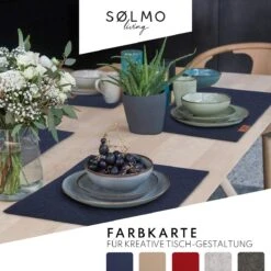 Sølmo I 6st Premium Vilt Placemats Placemat 42x32 Cm Afwasbaar Vilt Placemats Coasters Plaat Placemats + Glas Coasters Echt Hout Tafel Geschikt Blauw, Nacht Blauw 12 Sølmo I 6st Premium Vilt Placemats Placemat 42x32 Cm Afwasbaar Vilt Placemats Coasters Plaat Placemats + Glas Coasters Echt Hout Tafel Geschikt Blauw, Nacht Blauw -Bormioli Rocco winkel 1200x1200 593