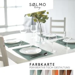 Sølmo I Designer Placemat Van PU-Leer, Hittebestendig In Twee Kleuren I 4 Afveegbare Placemats Met Onderzetter, Leren Placemat, Placemat Leer, Placemat Kids (Petrol/Grijs) 12 Sølmo I Designer Placemat Van PU-Leer, Hittebestendig In Twee Kleuren I 4 Afveegbare Placemats Met Onderzetter, Leren Placemat, Placemat Leer, Placemat Kids (Petrol/Grijs) -Bormioli Rocco winkel 1200x1200 638