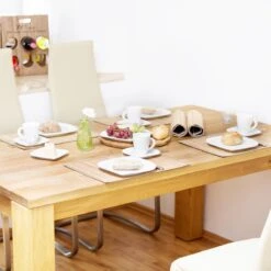 Relaxdays Placemats 6 Stuks, Tafelmatje Bamboe Rechthoekig Verschillende Kleuren -Bormioli Rocco winkel 1200x1200 691