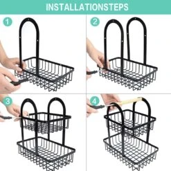 Fruitschaal Etagere 2 Lagen Voor Keuken - Rond - Large - 30x18x32 - Fruitmand Zwart Metaal - Keuken Organizer - Industrieel -Bormioli Rocco winkel 1200x1200 720