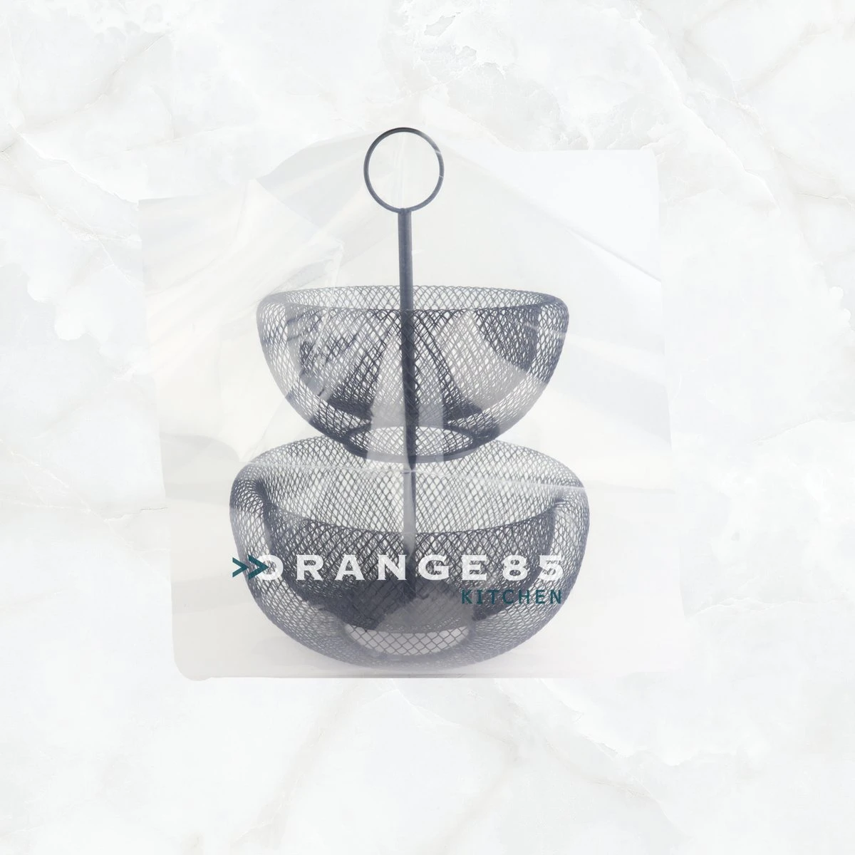 Orange85 Fruitschaal - Zwart - Etagere - Fruitmand - 2 Lagen - Metaal 7 Orange85 Fruitschaal - Zwart - Etagere - Fruitmand - 2 Lagen - Metaal - Afbeelding 5