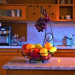 Merkloos Fruitmand Met Banaanhouder – Fruitschaal Zwart – Fruitmand Zwart Metaal – Bananenhouder – Fruitmand Hangend - Decoratieve Schaal – Keuken – 27x27x39 19 Merkloos Fruitmand Met Banaanhouder – Fruitschaal Zwart – Fruitmand Zwart Metaal – Bananenhouder – Fruitmand Hangend - Decoratieve Schaal – Keuken – 27x27x39 -Bormioli Rocco winkel 1200x1200 726