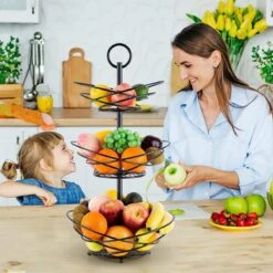 Fuegobird Fruitmand - Fruitmand Metaal - 3 Laags - Afneembaar - Zwart 12 Fuegobird Fruitmand - Fruitmand Metaal - 3 Laags - Afneembaar - Zwart -Bormioli Rocco winkel 1200x1200 753