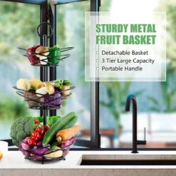 Fuegobird Fruitmand - Fruitmand Metaal - 3 Laags - Afneembaar - Zwart 13 Fuegobird Fruitmand - Fruitmand Metaal - 3 Laags - Afneembaar - Zwart -Bormioli Rocco winkel 1200x1200 754