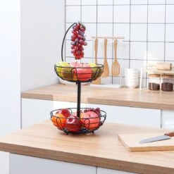 Sens Design Fruitmand Met Houder – Fruitschaal 2 Lagen – Zwart Metaal 14 Sens Design Fruitmand Met Houder – Fruitschaal 2 Lagen – Zwart Metaal -Bormioli Rocco winkel 1200x1200 762
