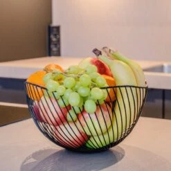 Fruitschaal Zwart – Fruitmand – Metaal – Modern – Medium – 25cm - Baulk® 23 Fruitschaal Zwart – Fruitmand – Metaal – Modern – Medium – 25cm - Baulk® -Bormioli Rocco winkel 1200x1200 766