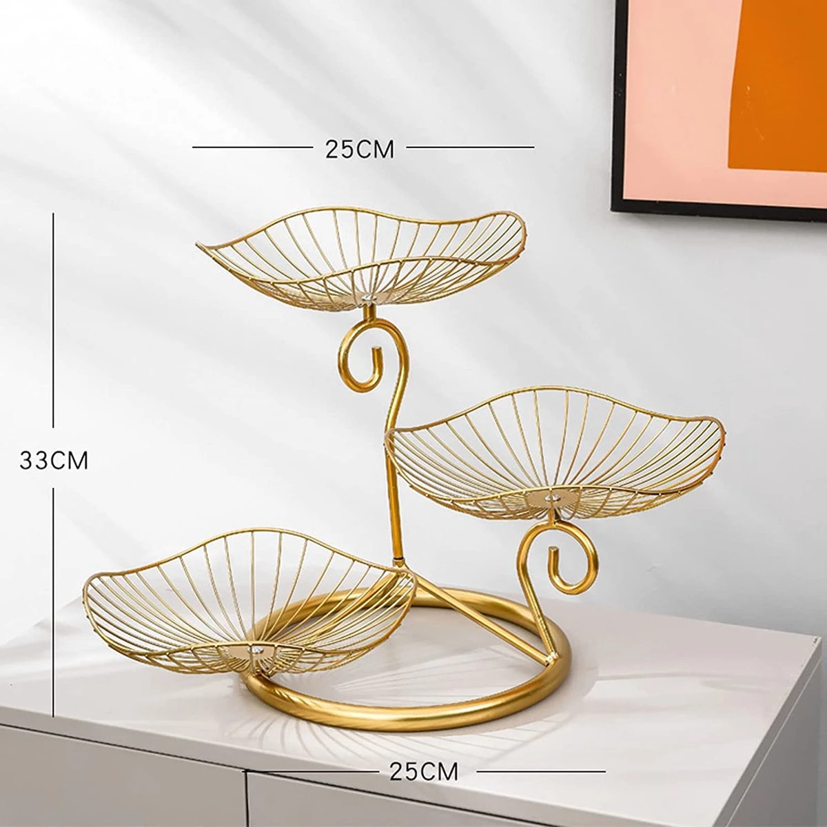 Merkloos Fruitmand - Fruitschaal - Fruit Etagere - Fruitbord 6 Merkloos Fruitmand - Fruitschaal - Fruit Etagere - Fruitbord - Afbeelding 4