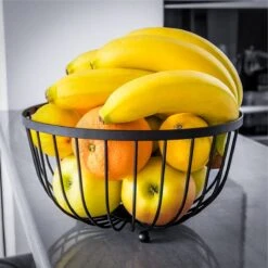 Merkloos Fruitschaal - Fruitmand - Metaal - Zwart -Bormioli Rocco winkel 1200x1200 817
