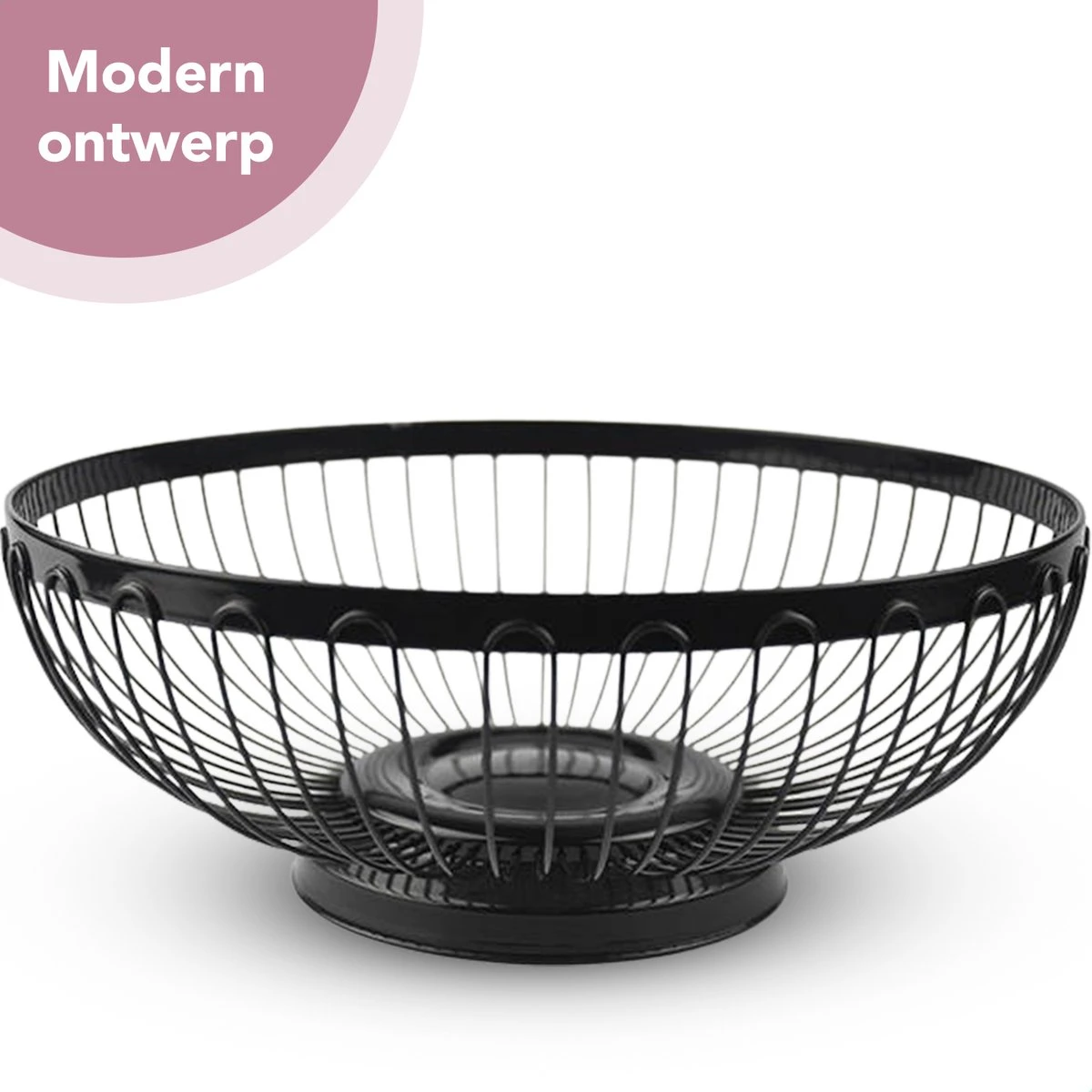 SODEAL Kleine Fruitschaal - Fruitmand - Fruitschaal Zwart 3 SODEAL Kleine Fruitschaal - Fruitmand - Fruitschaal Zwart