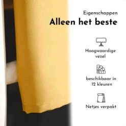 Today Rond Tafelkleed - Tafellaken - Tafelzeil Rond - Ø180cm - Polyester - Oker - Geel 12 Today Rond Tafelkleed - Tafellaken - Tafelzeil Rond - Ø180cm - Polyester - Oker - Geel -Bormioli Rocco winkel 1200x1200 84