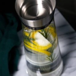 Krumble Karaf Van Glas - Waterkan - Met Deksel - 10,5 X 33 Cm (dxh) - 1,5 Liter - Glas En RVS 13 Krumble Karaf Van Glas - Waterkan - Met Deksel - 10,5 X 33 Cm (dxh) - 1,5 Liter - Glas En RVS -Bormioli Rocco winkel 1200x1200 855