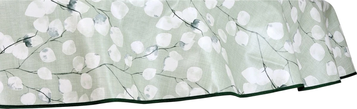 Raved Rond Tafelzeil - Lente Bloemen 160 Cm ø - Groen - PVC - Afwasbaar 7 Raved Rond Tafelzeil - Lente Bloemen 160 Cm ø - Groen - PVC - Afwasbaar - Afbeelding 5