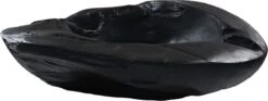 Fruitschaal - ø35-45 Cm - Zwart - Teak