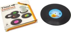 Merkloos Vinyl Platen Onderzetters Voor Glazen | LP Onderzetters (6 Stuks) | Onderzetters Met Anti-slip -Bormioli Rocco winkel 1200x539