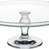 Pasabahce Taartplateau - Op Transparant Voet Zonder Stolp -Glas - 32cm - -Bormioli Rocco winkel 1200x642