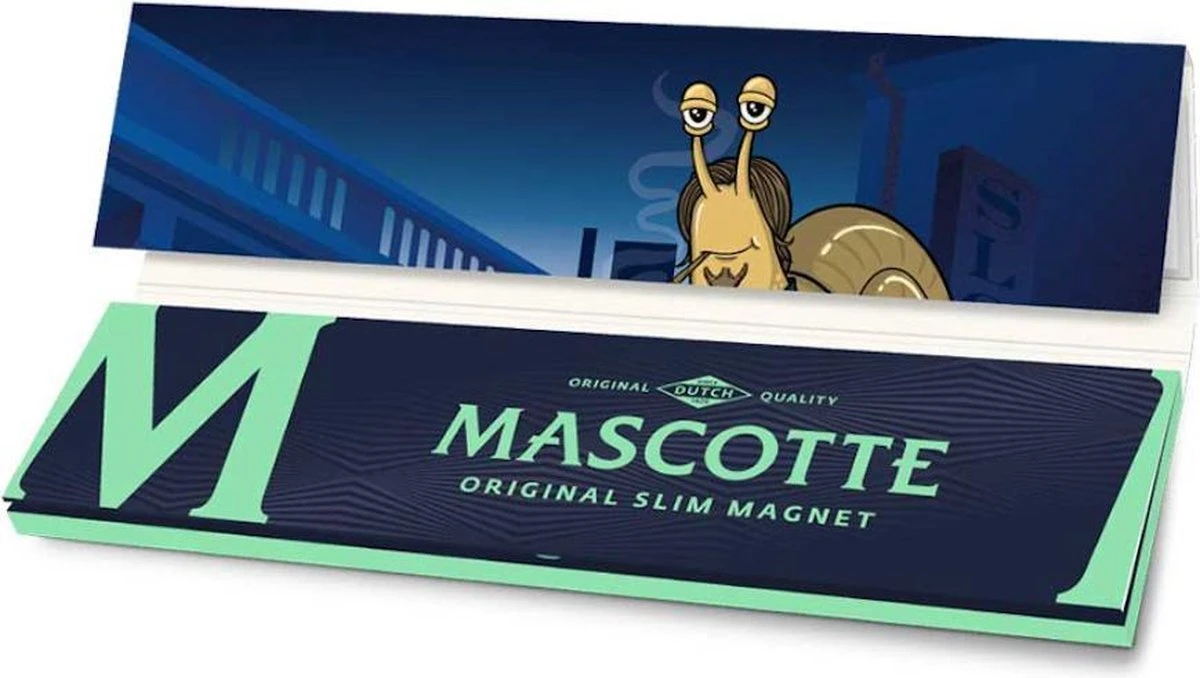 Mascotte Vloei + Tips - Slowflu By Kevin - Mascotte Combi - Mascotte Magnetic - Lange Vloei - 13 Pakjes 5 Mascotte Vloei + Tips - Slowflu By Kevin - Mascotte Combi - Mascotte Magnetic - Lange Vloei - 13 Pakjes - Afbeelding 3