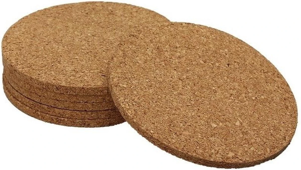 Merkloos Onderzetters Van Kurk 12 Stuks - Set Glazen Onderzetters 3 Merkloos Onderzetters Van Kurk 12 Stuks - Set Glazen Onderzetters