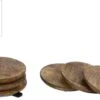 Onderzetters Mangohout Op Houder - 6 Stuks - 10cm 1 Onderzetters Mangohout Op Houder - 6 Stuks - 10cm -Bormioli Rocco winkel 1200x709