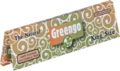 Greengo - Greengo Unbleached King Size Regular - Lange Vloei - Doos 50 Stuks -Bormioli Rocco winkel 1200x713