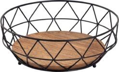 Parya Home - Fruitmand Metaal Broodmand Ronde Fruitschaal Neo 28 Cm H 10 Cm Zwart Metaal 11 Parya Home - Fruitmand Metaal Broodmand Ronde Fruitschaal Neo 28 Cm H 10 Cm Zwart Metaal -Bormioli Rocco winkel 1200x730