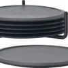 Onderzetters (6) Zone Denmark - Zwart - Met Houder - "Safe Landing" 1 Onderzetters (6) Zone Denmark - Zwart - Met Houder - "Safe Landing" -Bormioli Rocco winkel 1200x739