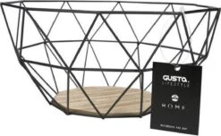 Gusta Fruitmand - Metaal - Hout - 26x25x12 Cm 9 Gusta Fruitmand - Metaal - Hout - 26x25x12 Cm -Bormioli Rocco winkel 1200x740 1