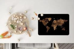 Placemat - Placemats Kunststof - Wereldkaart - Bruin - Zwart - 45x30 Cm - 6 Stuks - Hittebestendig - Anti-Slip - Onderlegger - Afneembaar 11 Placemat - Placemats Kunststof - Wereldkaart - Bruin - Zwart - 45x30 Cm - 6 Stuks - Hittebestendig - Anti-Slip - Onderlegger - Afneembaar -Bormioli Rocco winkel 1200x800 22
